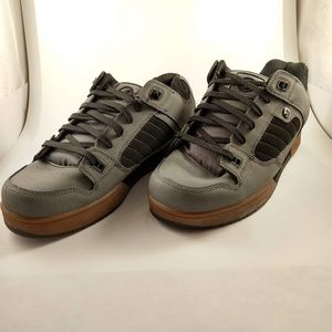 DVS Militia Grey / Black Gunny Skate Shoe Size 13